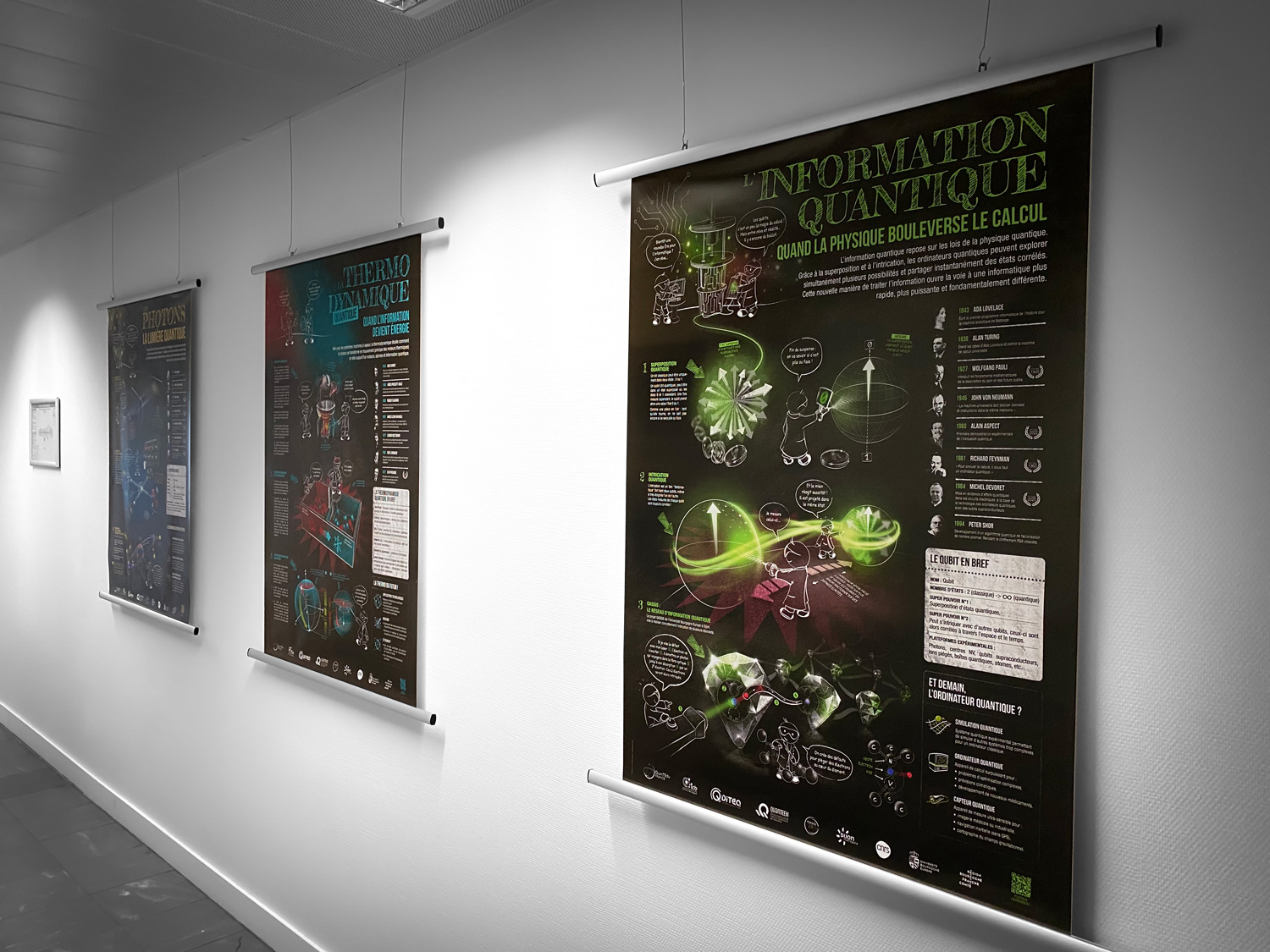 Posters icb affichées dans les locaux de l'université ube